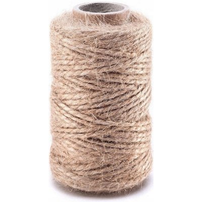 Dřevia Jutový přírodní provázek 2mm, 125m – Zboží Dáma
