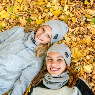 ESITO Žebrovaná čepice spadená Color Šedá – Sleviste.cz