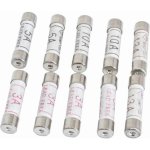 Trubičkové pojistky BS1362, 3 - 13 A, sada 10 ks - ASTA – Zboží Mobilmania