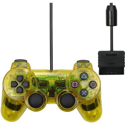 PSko Drátový ovladač pro PS1 a PS2 žlutý 8944 – Zboží Mobilmania