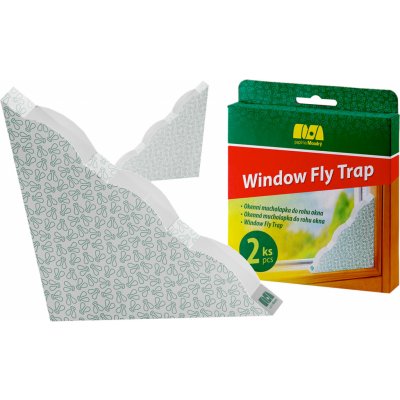 Moudrý Window Fly Trap Okenní mucholapka do rohu okna 2 ks