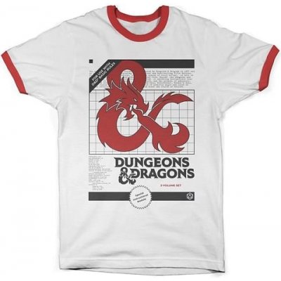 Imago tričko Dungeons & Dragons 3 Volume Set bílé – Zboží Mobilmania
