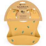 Petite&Mars Bryndák silikonový Take&Match Ochre Cacti – Zboží Dáma