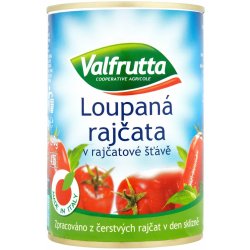 Valfrutta Loupaná rajčata v rajčatové šťávě 400g