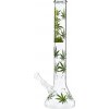 Vodní dýmka EVPK Skleněný bong Leaf Jhari Beaker Ice 45 cm