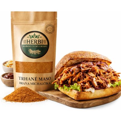 Herbi Koření Trhané maso Braňa Michalčíka, 220 g – Hledejceny.cz