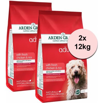 Arden Grange Adult Chicken & Rice 2 x 12 kg – Zbozi.Blesk.cz