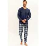 Darren 3293 pánské pyžamo dlouhé tm.modré – Hledejceny.cz