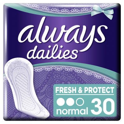Always Fresh & Protect Normal Fresh intimky 30 ks – Hledejceny.cz