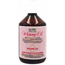 Eco-U masážní olej se sezamovým olejem 500 ml