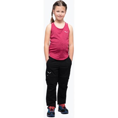 Salewa Agner DST 2/1 Dětské softshellové kalhoty black
