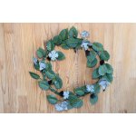 Rosa Kovový věnec na svíčky stylový adventní svícen i celoroční dekorace 35 cm – Hledejceny.cz