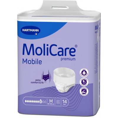 MoliCare Mobile inkontinenční kalhotky 8 kapek M boky 80-120 cm 14 ks – Zboží Dáma