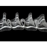 Záclonovka šíře 50 mm žabkové řasení, střední, transparent (bal. 50) – Zboží Dáma