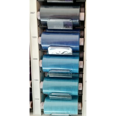 Amann polyesterové nitě ASPO 120 - návin 1000 m - více barev barva: temně modrá 0827 – Zboží Mobilmania