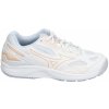 Dámské sálové boty Mizuno Cyclone Speed 4 - white/peach parfait/halogen blue