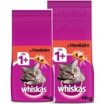 Whiskas Adult hovězí 2 x 14 kg – Zboží Mobilmania