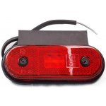 poziční LED světlo 12/24V, s držákem, červené – Zboží Mobilmania