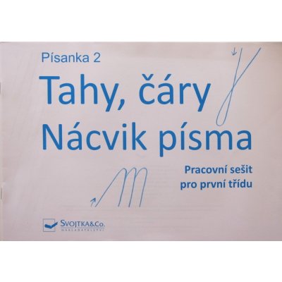 Písanka 2 – Tahy, čáry – Nácvik písma – Hledejceny.cz