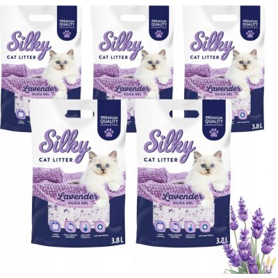 Silky Silikonové stelivo Lavender 5 x 3,8 l – Sleviste.cz