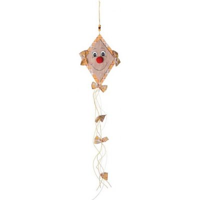Závěs dřevo 175x250mm drak, přírodní+mix barev – Sleviste.cz