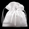 Svatební dekorace Stoklasa Saténová kabelka pompadour pro družičky 1 bílá 1 ks