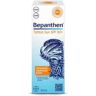 Bepanthen Tattoo Sun opalov. krém SPF50+ 50 ml – Zboží Dáma