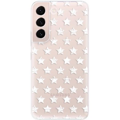 Pouzdro iSaprio - Stars Pattern - white Samsung Galaxy S22 5G – Zboží Mobilmania