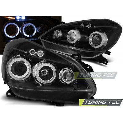 Tuning-Tec Přední čirá světla Renault Clio III (2005 - 2009) - černé - Angel Eyes – Hledejceny.cz