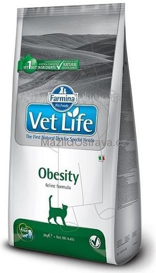 Vet Life Natural Cat Obesity 2 x 10 kg