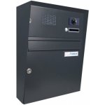 DOLS A-01 HM nástěnná | opláštění RAL 9005 Se zvonkem a kamerou ABB – HobbyKompas.cz