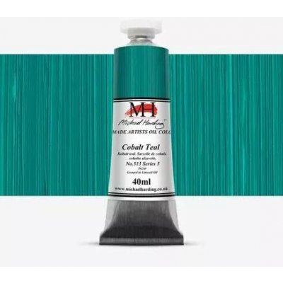 Michael Harding olejové barvy 40 ml cobalt teal 513 – Hledejceny.cz