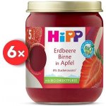 HiPP BIO Jablko, jahody a hrušky 6 x 160 g – Sleviste.cz