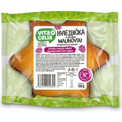 Vitacelia Hvězdička bezlepková s náplní malinovou 150 g