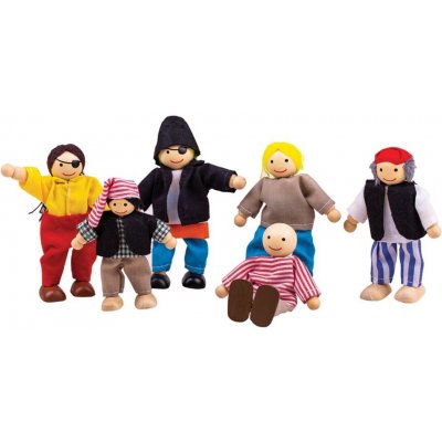 Bigjigs Toys Set piráti 6ks – Zboží Mobilmania