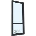 Kömmerling balkonové dveře 70 AD s příčkou pravé antracit/antracit 70 x 210 cm s klikou+ PVC rám – Hledejceny.cz