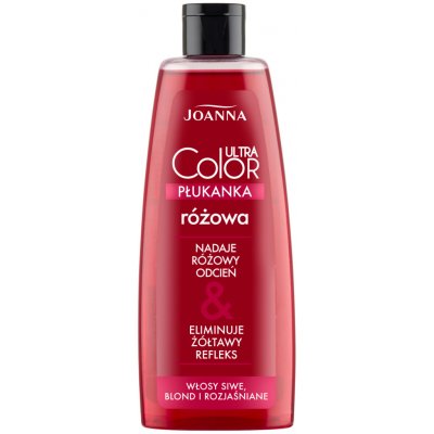 Joanna Ultra Color Pink Hair Rinse tónovací vlasová voda přeliv růžová 150 ml – Zboží Mobilmania