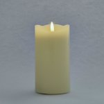 DecoLED LED svíčka vosková 8 x 12,5 cm mandlová – Zbozi.Blesk.cz