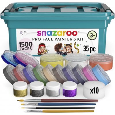 Snazaroo Sada pro malování na obličej Profi box 1194030 35 ks – Zboží Dáma
