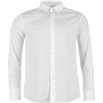 Pierre Cardin Long Sleeve shirt Mens Plain White