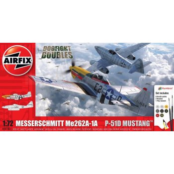 Airfix Messerschmitt Me262 P 51D Mustang Dogfight Giftset 1:72