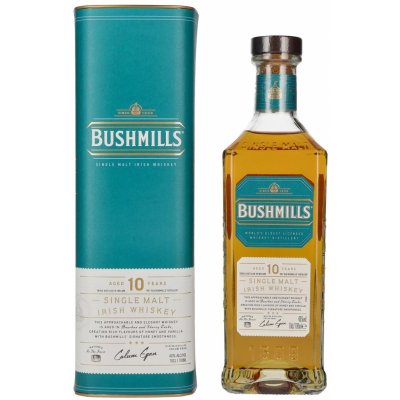 Bushmills 10y 40% 0,7 l (tuba) – Zboží Dáma