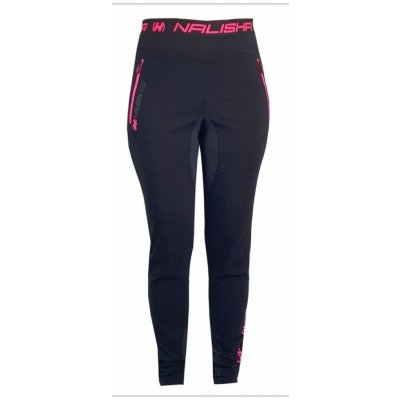 Haven dlouhé Nalisha Slimfit černo/růžové – Sleviste.cz