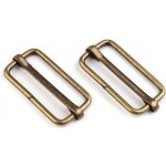 Prima-obchod Posunovač na popruhy šíře 33 mm, barva 3 staromosaz – Zboží Dáma