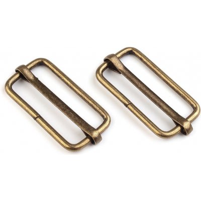 Prima-obchod Posunovač na popruhy šíře 33 mm, barva 3 staromosaz – Zboží Dáma