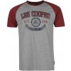 Pánské Tričko Lee Cooper grey/M/burg pánské tričko