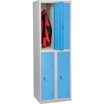 JP 604 N skříň 4-boxová 1850x600x500 mm šedomodrá – HobbyKompas.cz