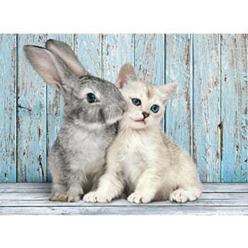Clementoni Kočka a králík 35004 500 dílků