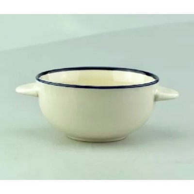 Kozáček Miska porcelán polévková s uchy Retro 450 ml