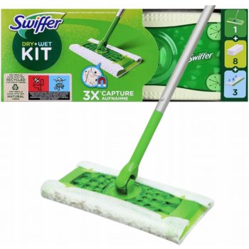 Swiffer Sweeper startovací sad s 1 x násada + 8 x prachovka + 3 x čisticími ubrousky